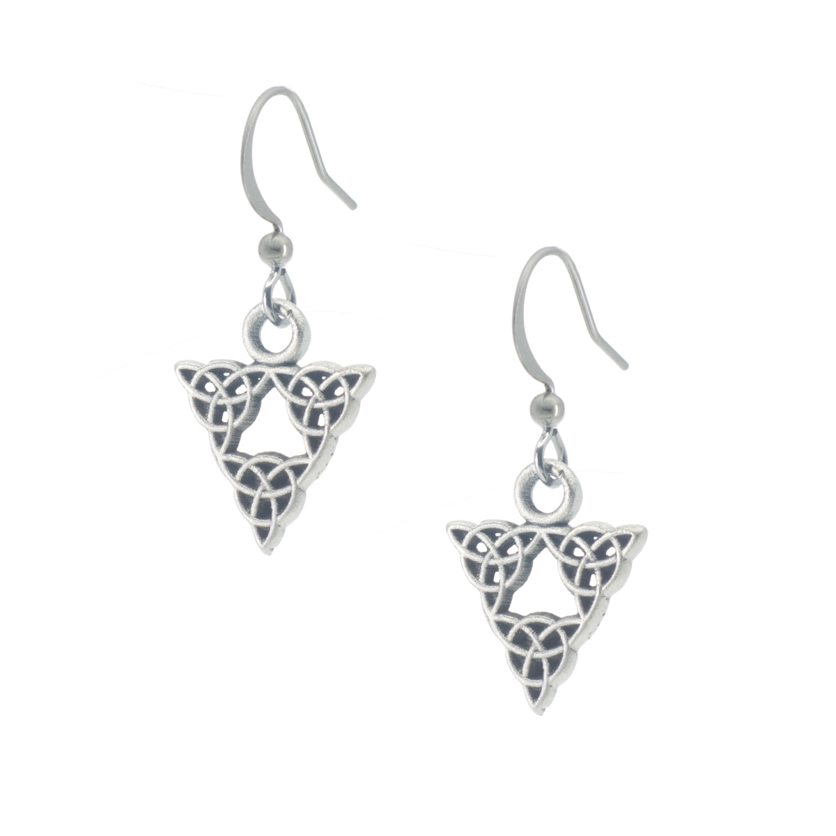 Irish Charm Earring. Made from Pewter. Made in Fredericton NB New Brunswick Canada