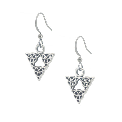 Irish Charm Earring. Made from Pewter. Made in Fredericton NB New Brunswick Canada