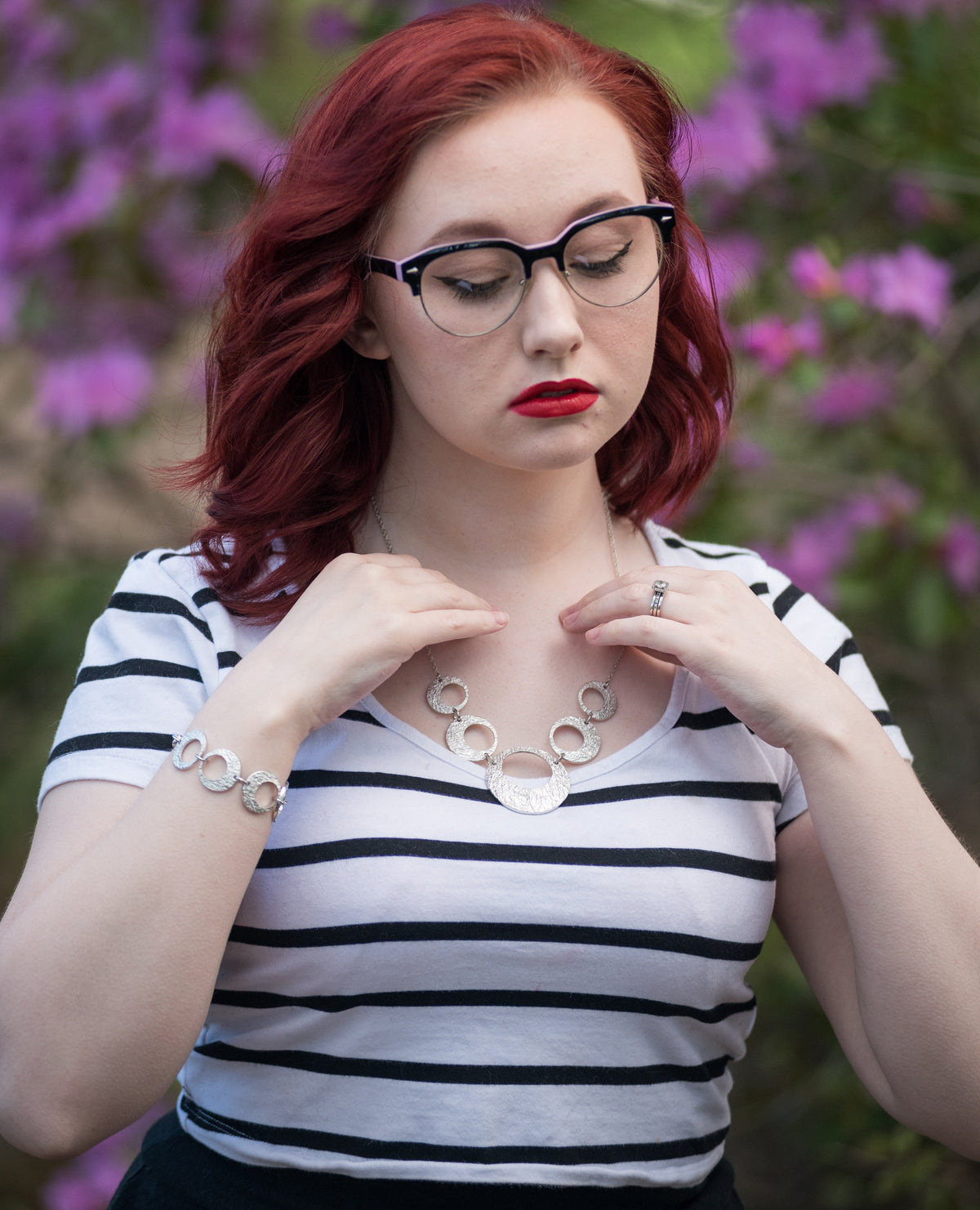 Arctic Hoop Bracelet