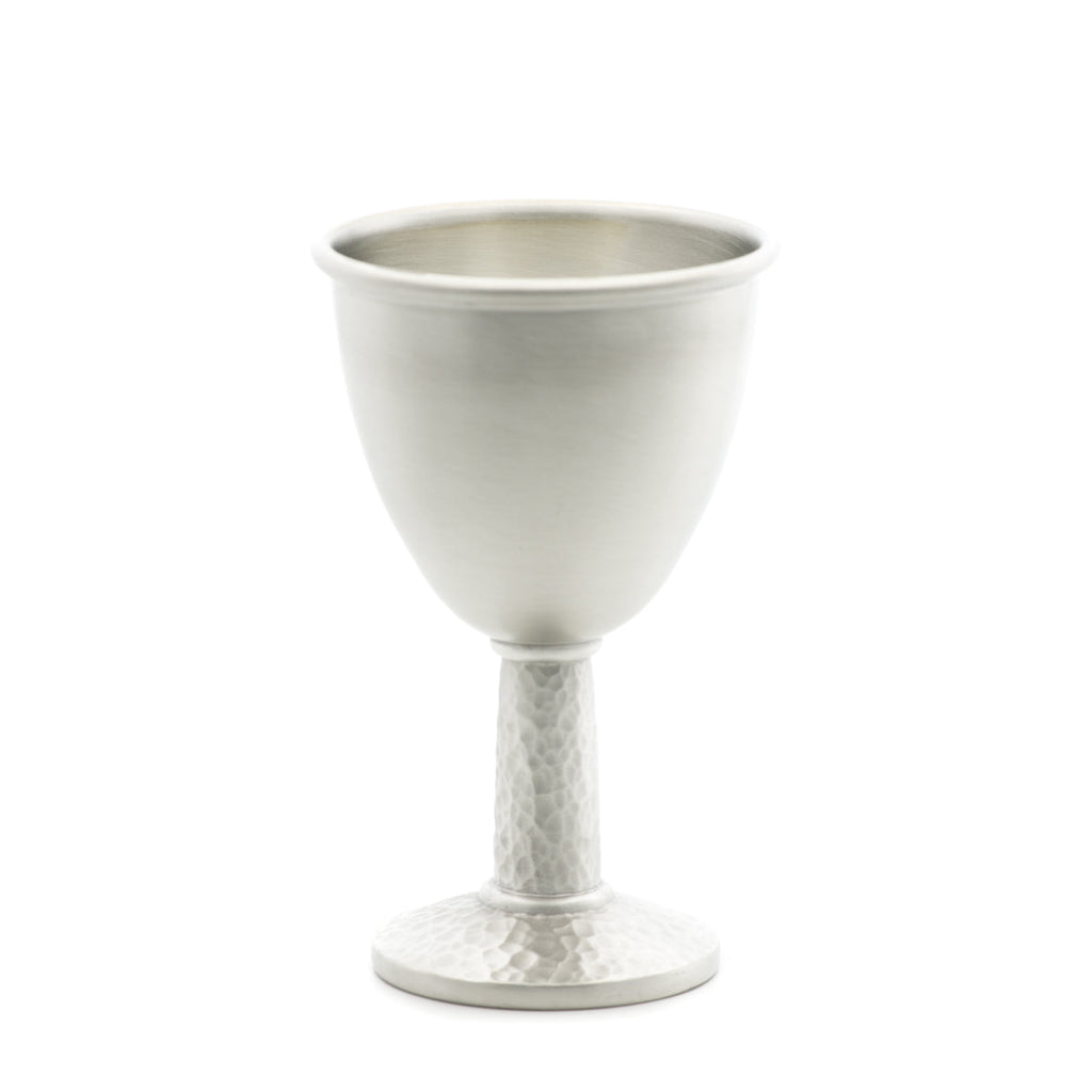 Kings Goblet. Satin Finish. Made from Pewter. Made in Fredericton NB New Brunswick Canada