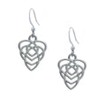 Knot of Motherhood Earring. Made from Pewter. Made in Fredericton NB New Brunswick Canada