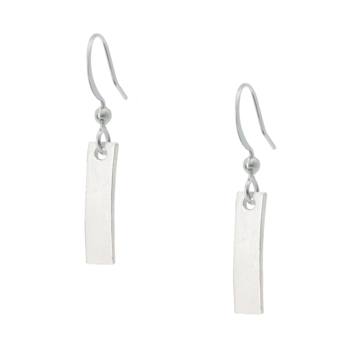 Liscio Earring. Made from Pewter. Made in Fredericton NB New Brunswick Canada