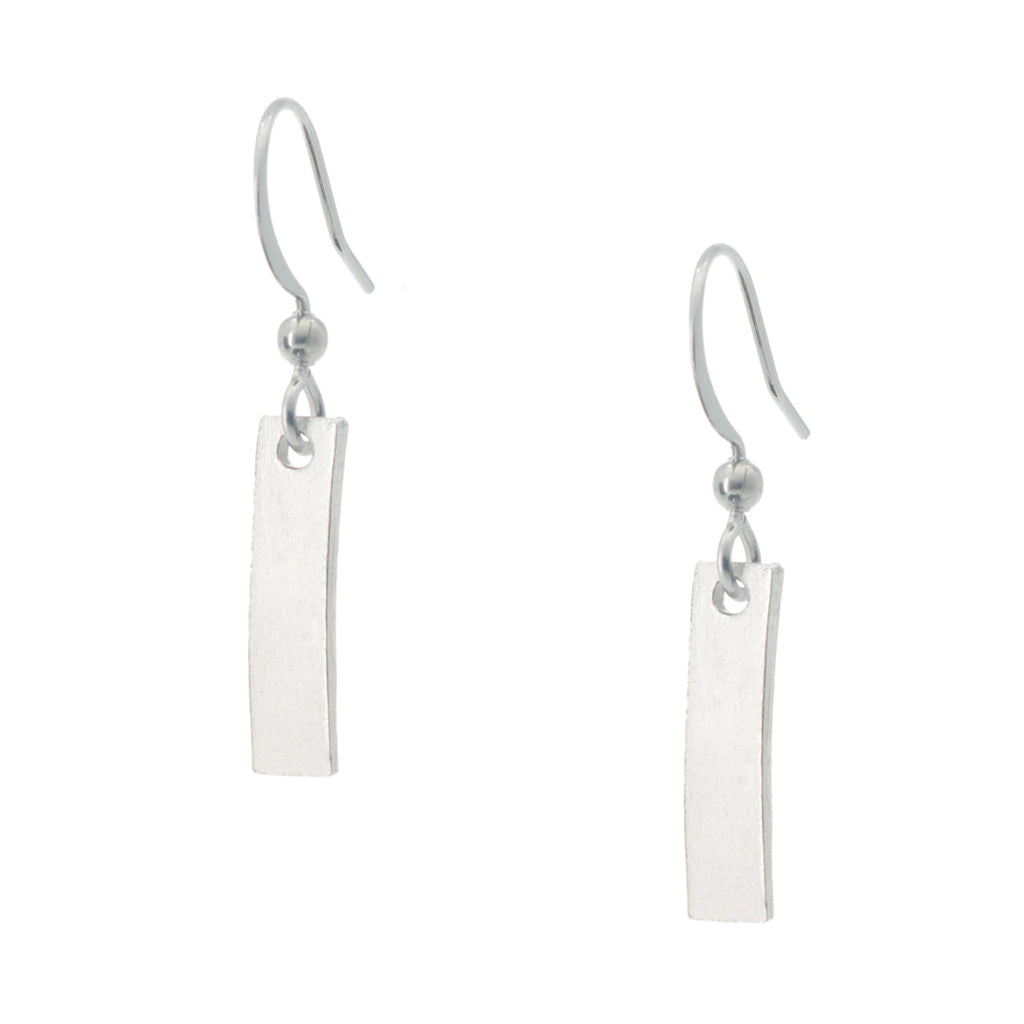 Liscio Earring. Made from Pewter. Made in Fredericton NB New Brunswick Canada
