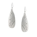 Orca Earring. Designed by Mark Preston. Made from Pewter. Made in Fredericton NB New Brunswick Canada