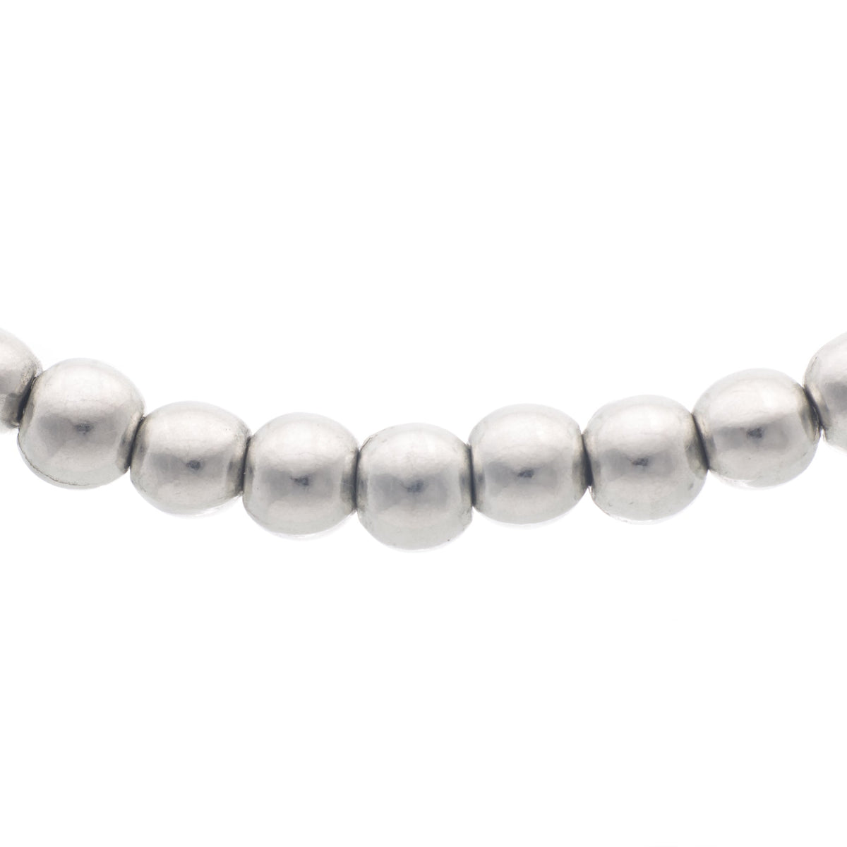 Pewter Pearl Neckwear. Full string. Made from Pewter. Made in Fredericton NB New Brunswick Canada