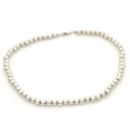 Pewter Pearl Neckwear. Full string. Made from Pewter. Made in Fredericton NB New Brunswick Canada