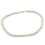 Pewter Pearl Neckwear. Full string. Made from Pewter. Made in Fredericton NB New Brunswick Canada
