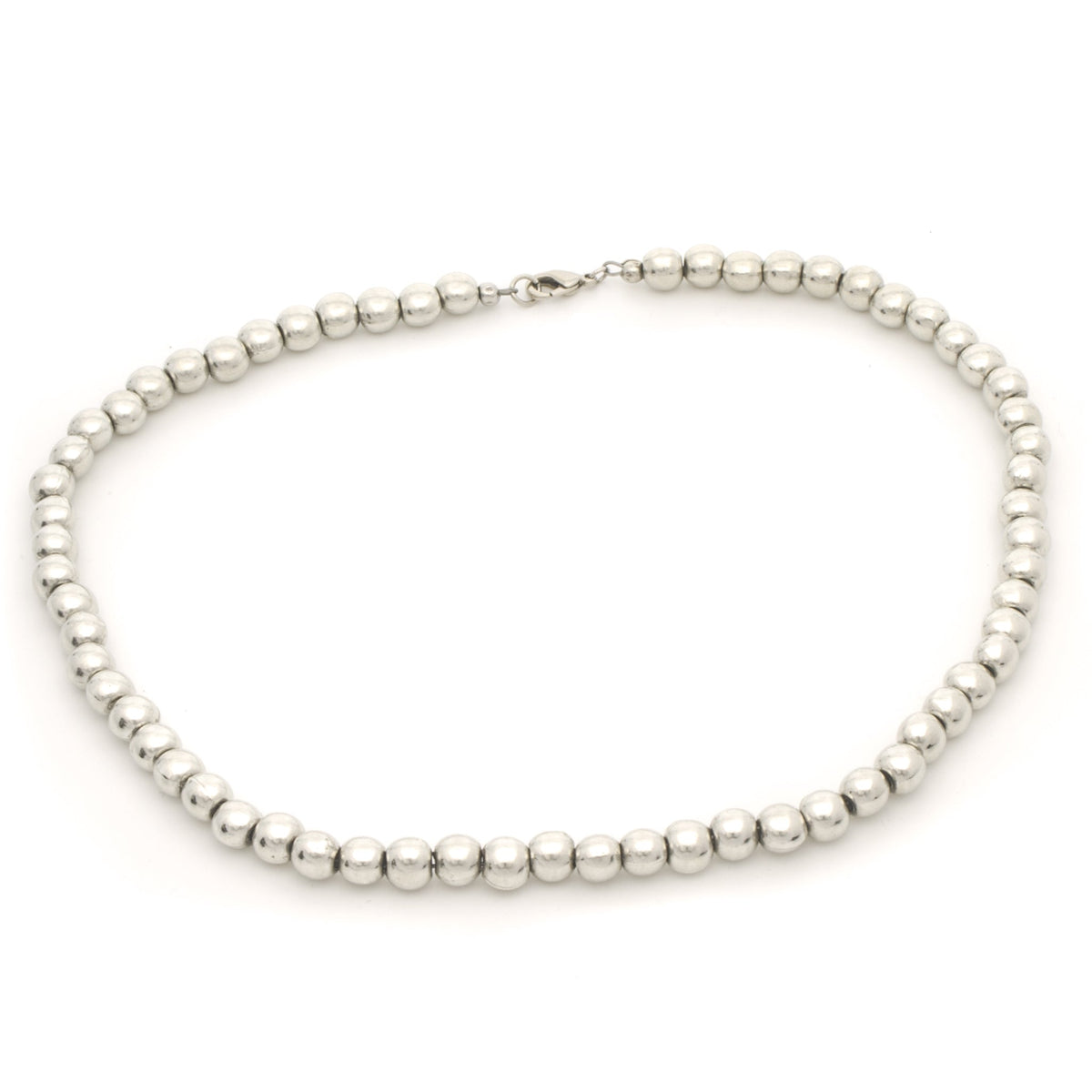 Pewter Pearl Neckwear. Full string. Made from Pewter. Made in Fredericton NB New Brunswick Canada