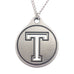 Saint Thomas University Pendant. STU. Made from Pewter. Necklace. Made in Fredericton NB New Brunswick Canada