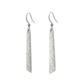 Single Drop Earrings. Made from Pewter. Made in Fredericton NB New Brunswick Canada