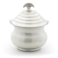 Sugar Bowl. Satin finish. Made from Pewter. Made in Fredericton NB New Brunswick Canada