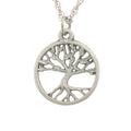 Tree of Life Pendant. Satin finish. Made from Pewter. Necklace. Made in Fredericton NB New Brunswick Canada