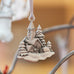 White Christmas Ornament