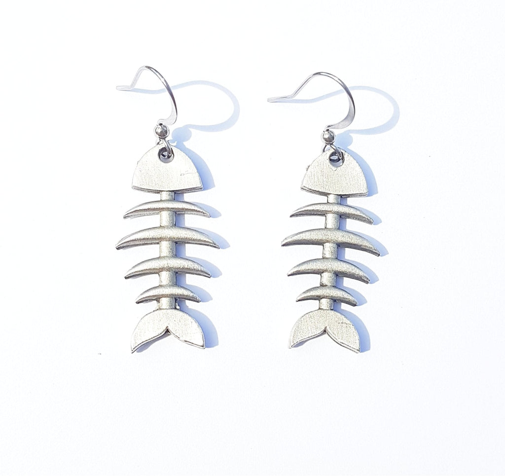 Fish Bone Earrings