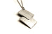 Hammered Square Pewter Pendant