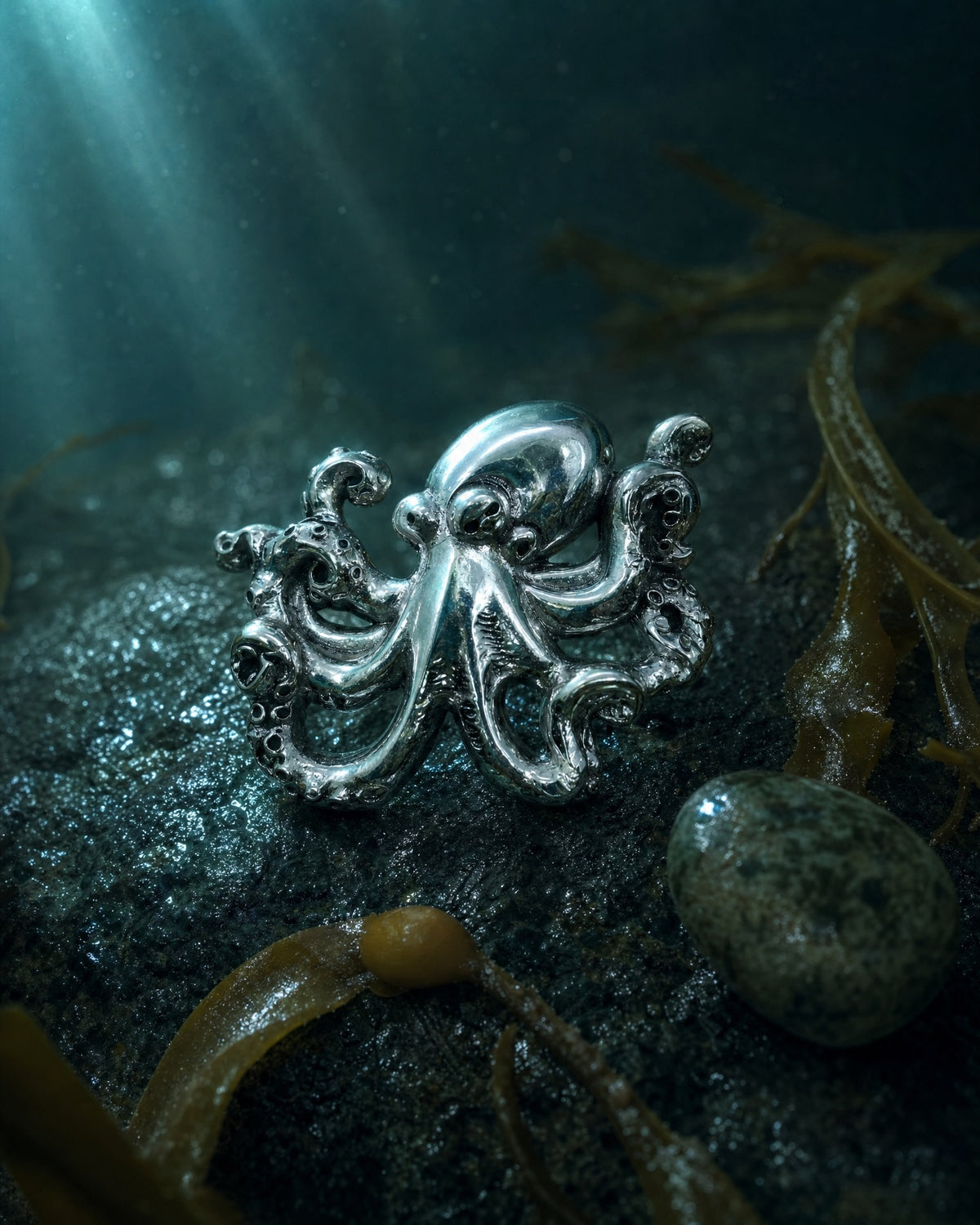 Octopus Brooch