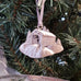 pewter covered bridge ornament on christmas tree