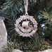 pewter new brunswick galley ornament on christmas tree