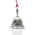 Two Turtle Doves Christmas Bell, Made from Pewter. Red Ribbon. Made in Fredericton New Brunswick NB.