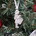 pewter little drummer boy ornament on christmas tree