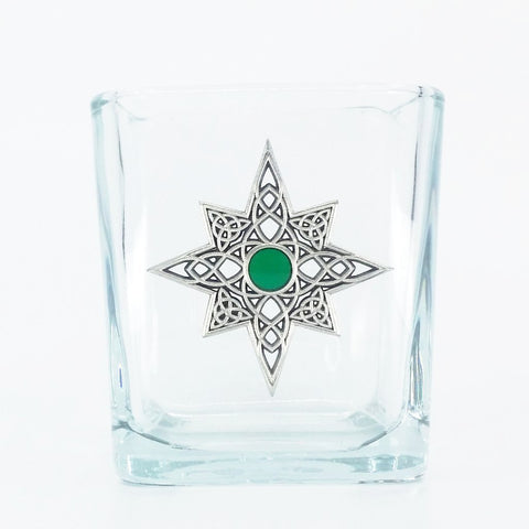 A Celtic Christmas Glass Votive