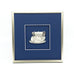 Framed Wintertime in Officers Square Ornament