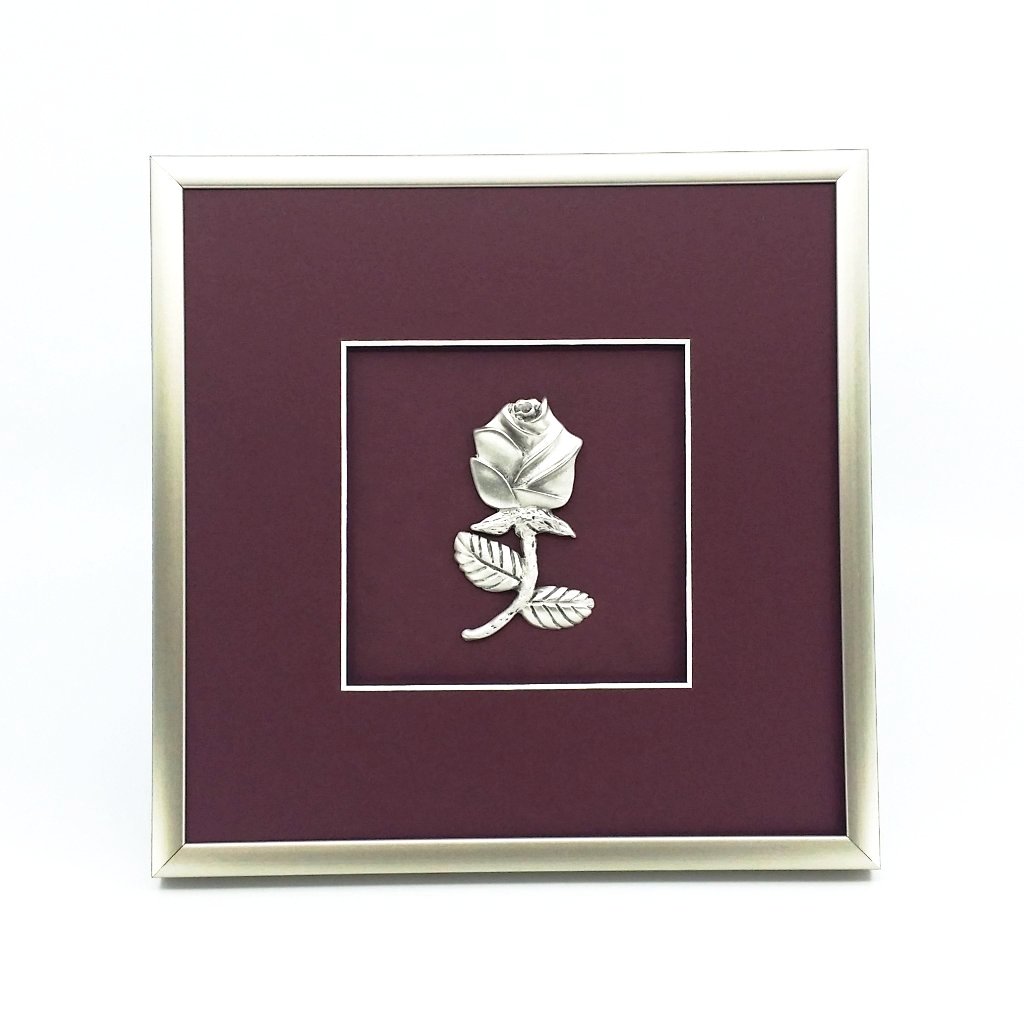 Framed Large Rose Crest