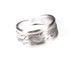 Alma Pewter Napkin Ring with wave design