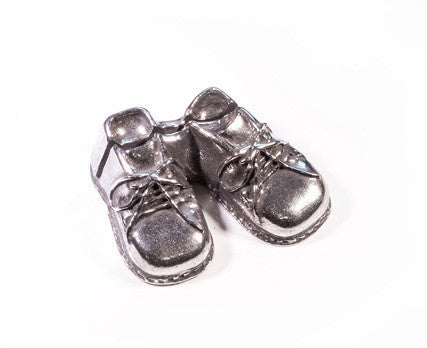 Pewter deals baby shoes