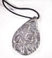 Bark Pewter Pendant