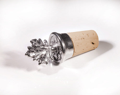 Canadiana Wine Stopper Pewter