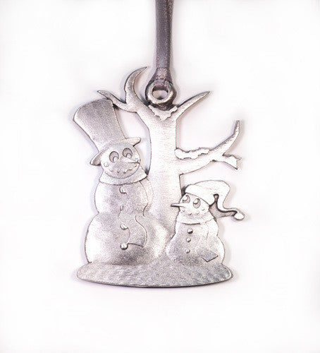 Frosty Friends pewter Ornament