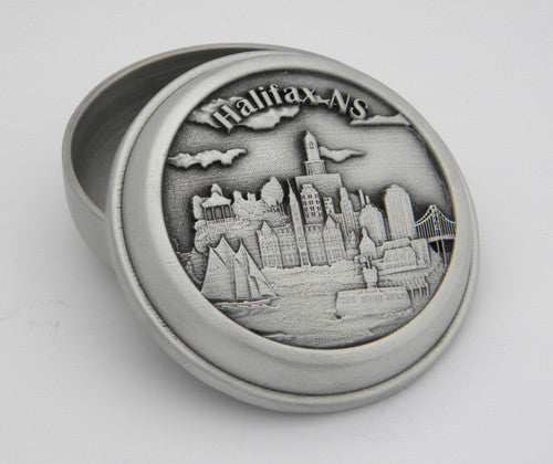 Halifax Site Specific Pewter Memory Box 