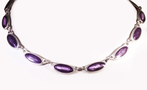 Purple Grape Inspiration Pewter Neckware 
