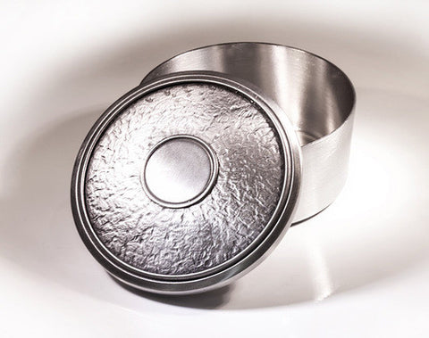 Plain Pewter Memory Box