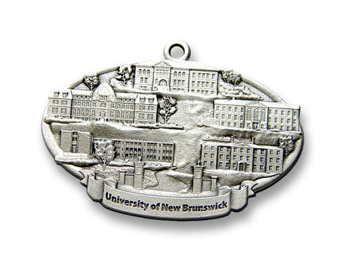 The University of New Brunswick Ornament pewter