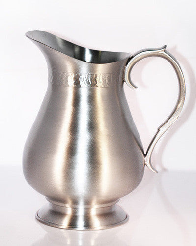 Pewter Large Water Pitcher