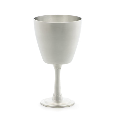 7 oz Goblet. Satin finish. Made from Pewter. Made in Fredericton NB New Brunswick Canada