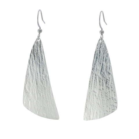 Arctic Ice Earring. Made from Pewter. Made in Fredericton NB New Brunswick Canada
