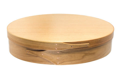 Shaker Oval Box. Made of wood by Brent Rourke. Christmas Bells. Made in Fredericton NB New Brunswick Canada
