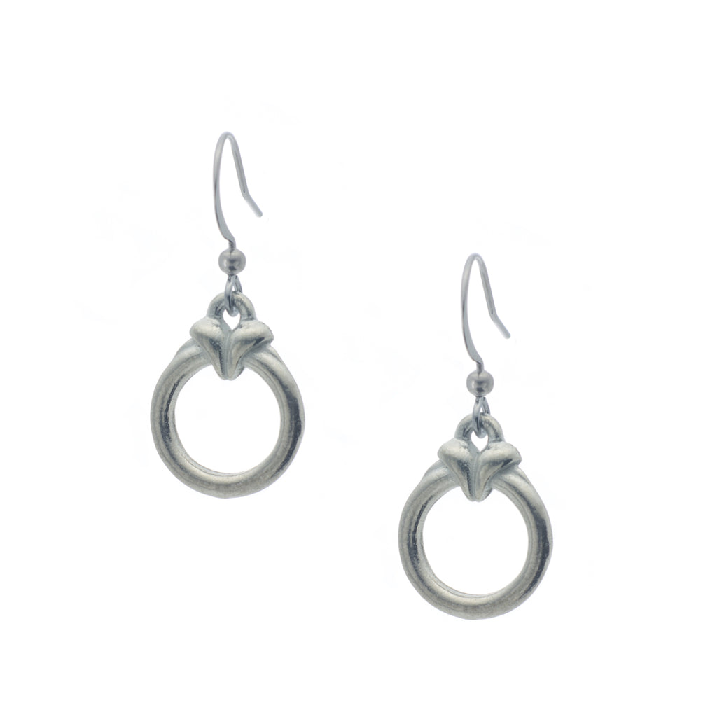 Cabaret Earring. Made from Pewter. Made in Fredericton NB New Brunswick Canada