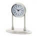 Colonial Clock. Satin finish. Made from Pewter. Made in Fredericton NB New Brunswick Canada