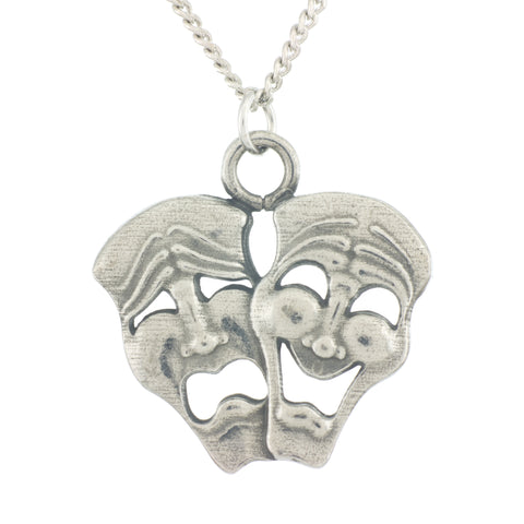 Comedy and Tragedy Pendant