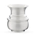 Small Freespun Vase. Satin finish variation. Made from Pewter. Made in Fredericton NB New Brunswick Canada