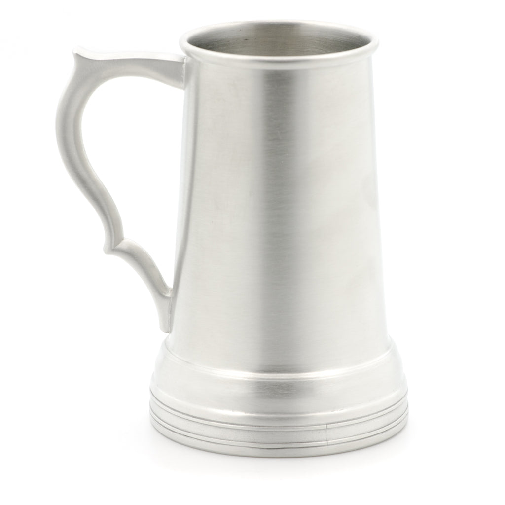 24 oz Military Mug. Beer Mug. Satin Finish. Made from Pewter. Made in Fredericton NB New Brunswick Canada