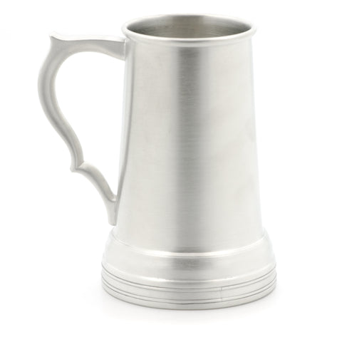 24 oz Military Mug. Beer Mug. Satin Finish. Made from Pewter. Made in Fredericton NB New Brunswick Canada