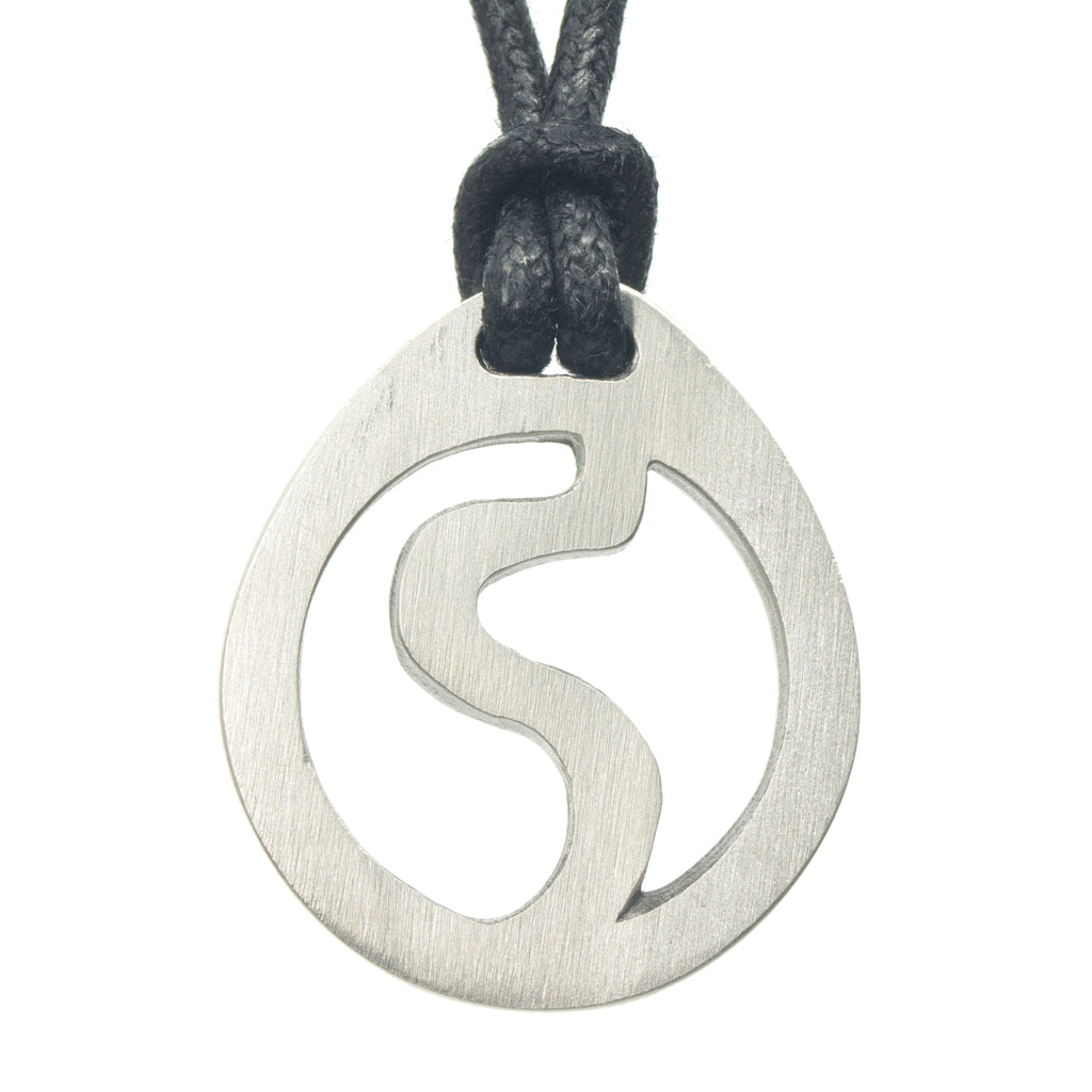 Leo Zodiac Pendant. Made from Pewter. Black cord. Necklace. Made in Fredericton NB New Brunswick Canada