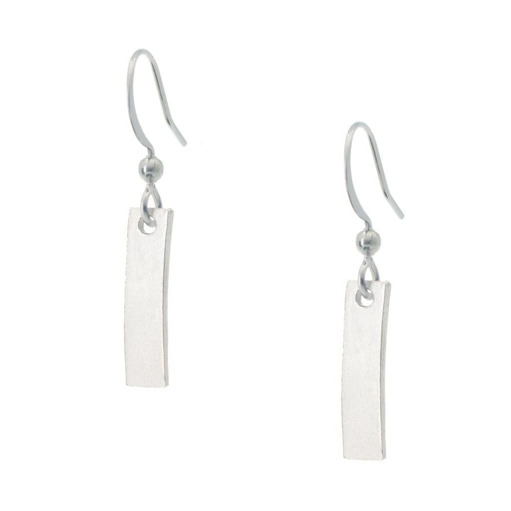 Liscio Earring. Made from Pewter. Made in Fredericton NB New Brunswick Canada