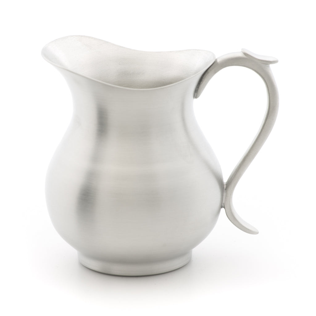 Creamer. Satin Finish. Made from Pewter. Made in Fredericton NB New Brunswick Canada