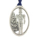 The Nutcracker. Toy Soldier. Ballet. Dance. Annual Series. 2014. Christmas Tree ornament. Made from Pewter. Blue ribbon. Made in Fredericton NB New Brunswick Canada